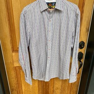 Robert Graham Multicolor Striped Dress Shirt